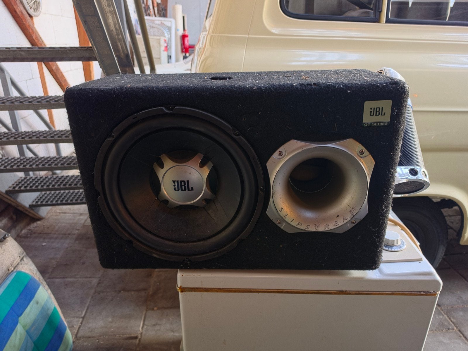 JBL GT5-1204BR Subwoofer - Krachtige Bass voor in de Auto, Ophalen