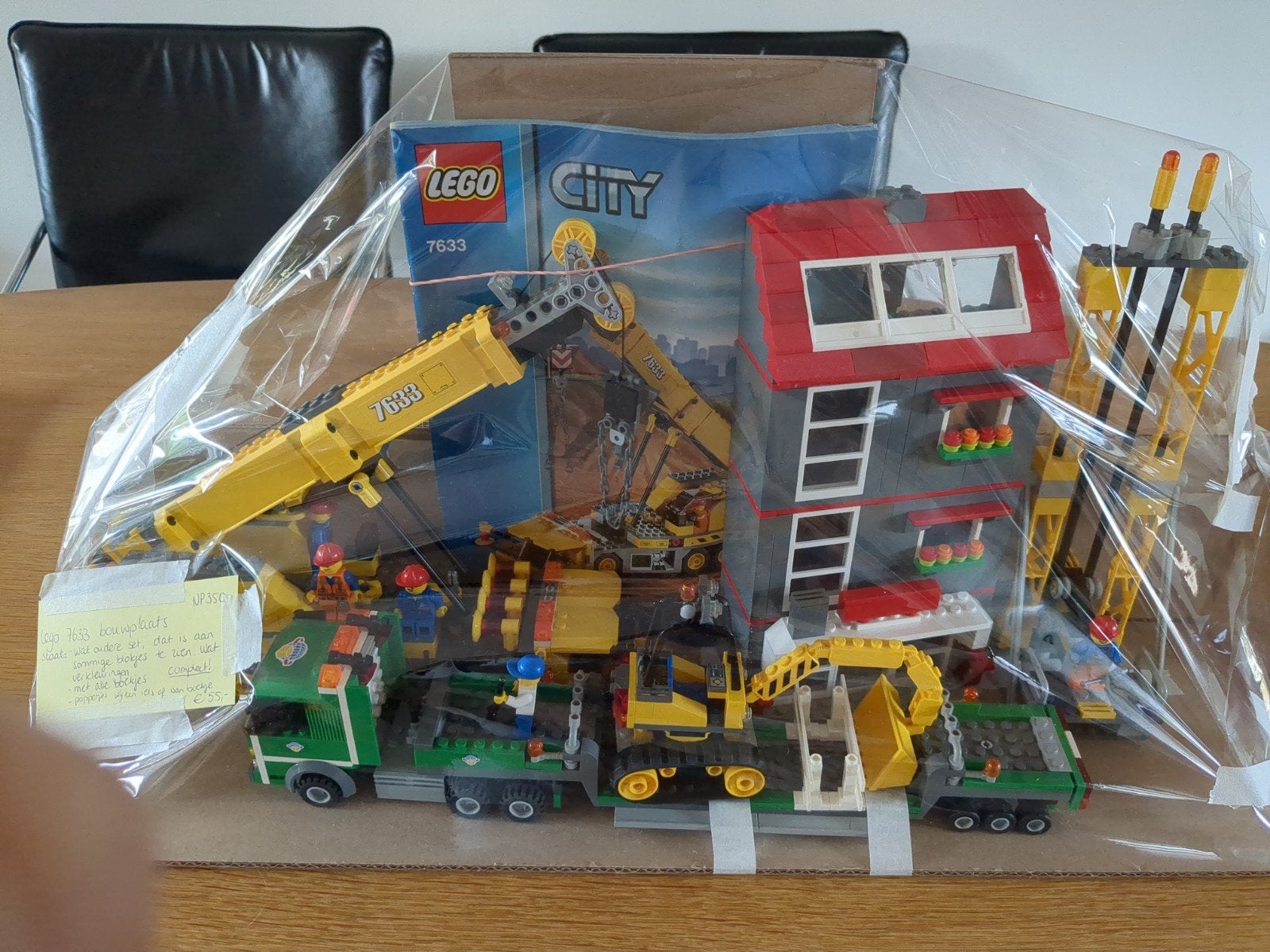 lego 7633 - bouwplaats, Lego, Ophalen of Verzenden, Inclusief instructies, Complete set