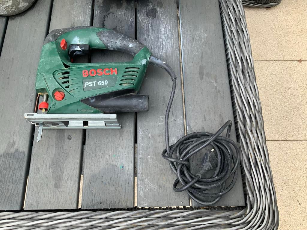 Bosch PST 650 Decoupeerzaag - Gebruikt, Gebruikt, Decoupeerzaag, Ophalen of Verzenden, 30 tot 70 mm