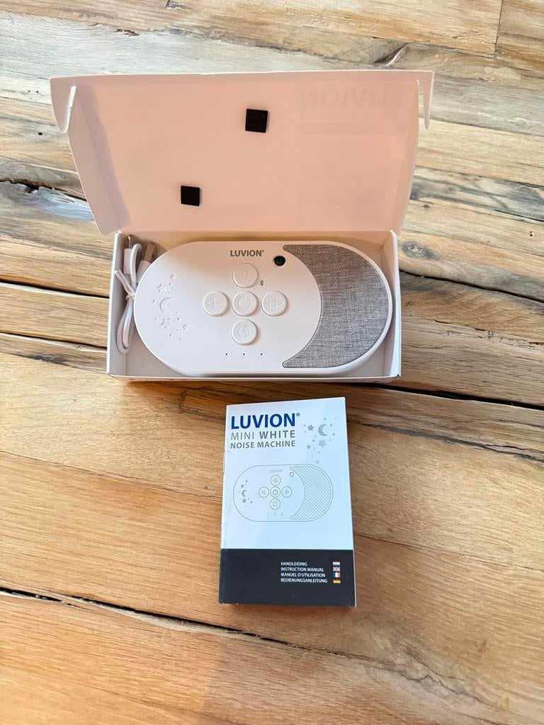Luvion Mini White Noise Machine - Rustgevend voor baby's, Ophalen of Verzenden, Zo goed als nieuw, 250 meter of meer