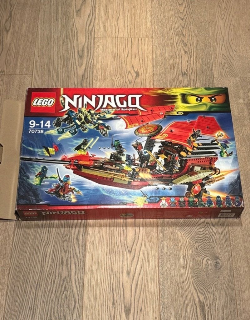 Lego Ninjago 70738 Final Flight of Destiny's Bounty, Inclusief instructies, Lego, Ophalen of Verzenden, Zo goed als nieuw