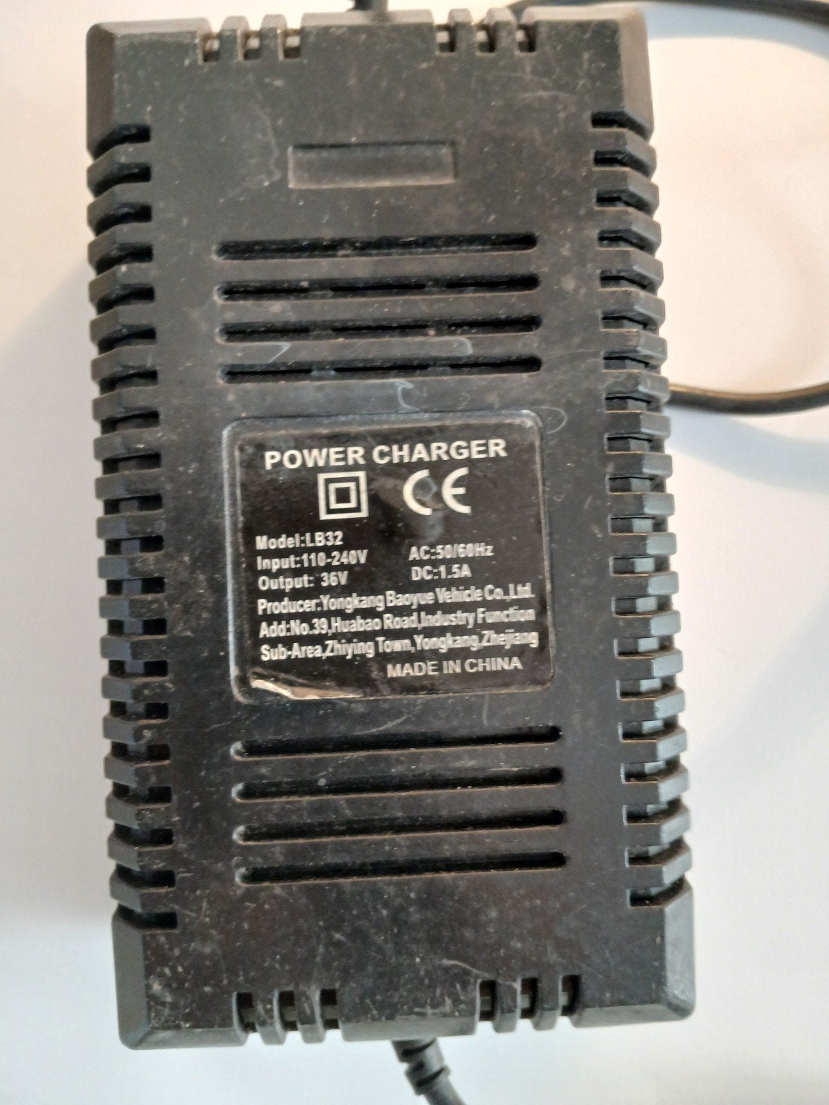 Fiets accu oplader., Ophalen of Verzenden, Gebruikt