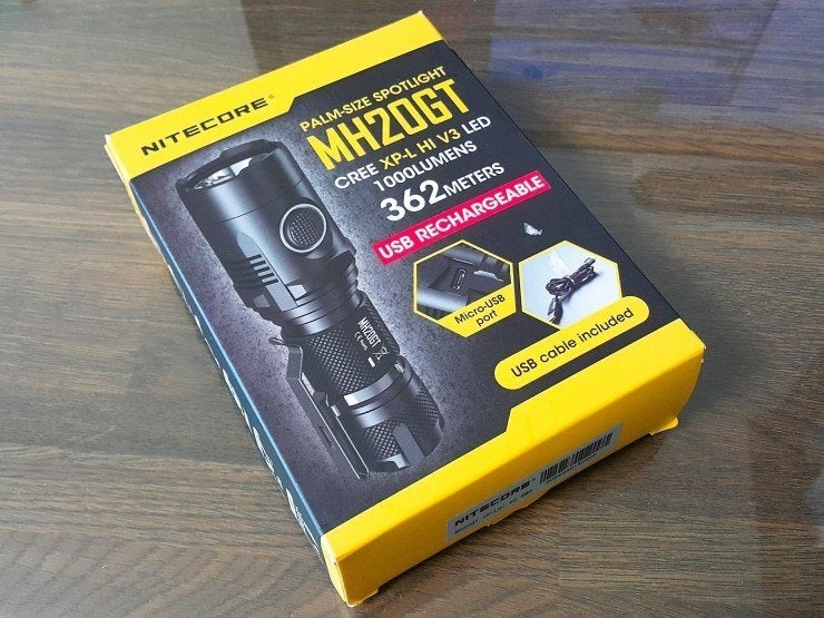 Nitecore MH20GT Zaklamp (EDC), Caravans en Kamperen, Zaklampen, Ophalen of Verzenden, Zo goed als nieuw, Batterij