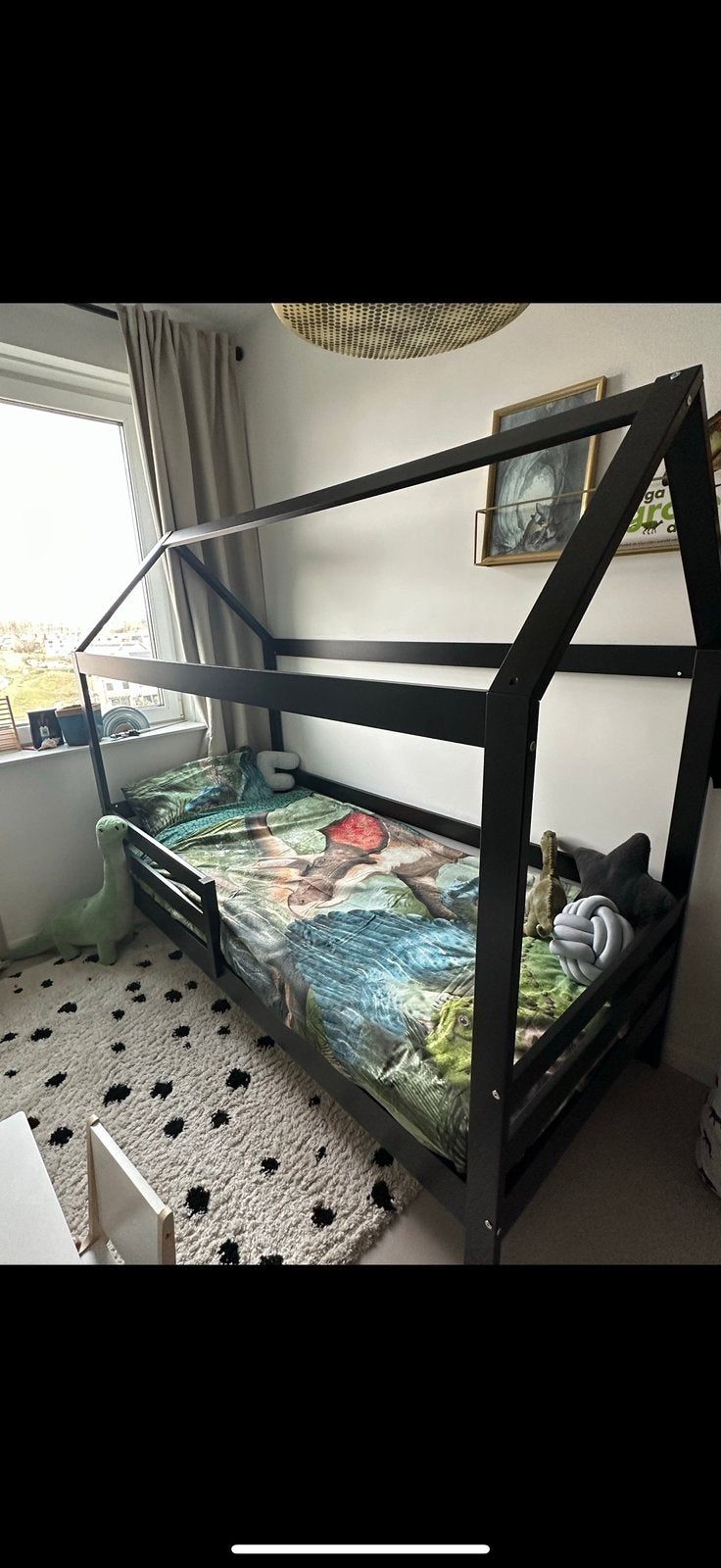 Kinderbed bedhuisje, Ophalen, 85 tot 100 cm, Gebruikt, Lattenbodem