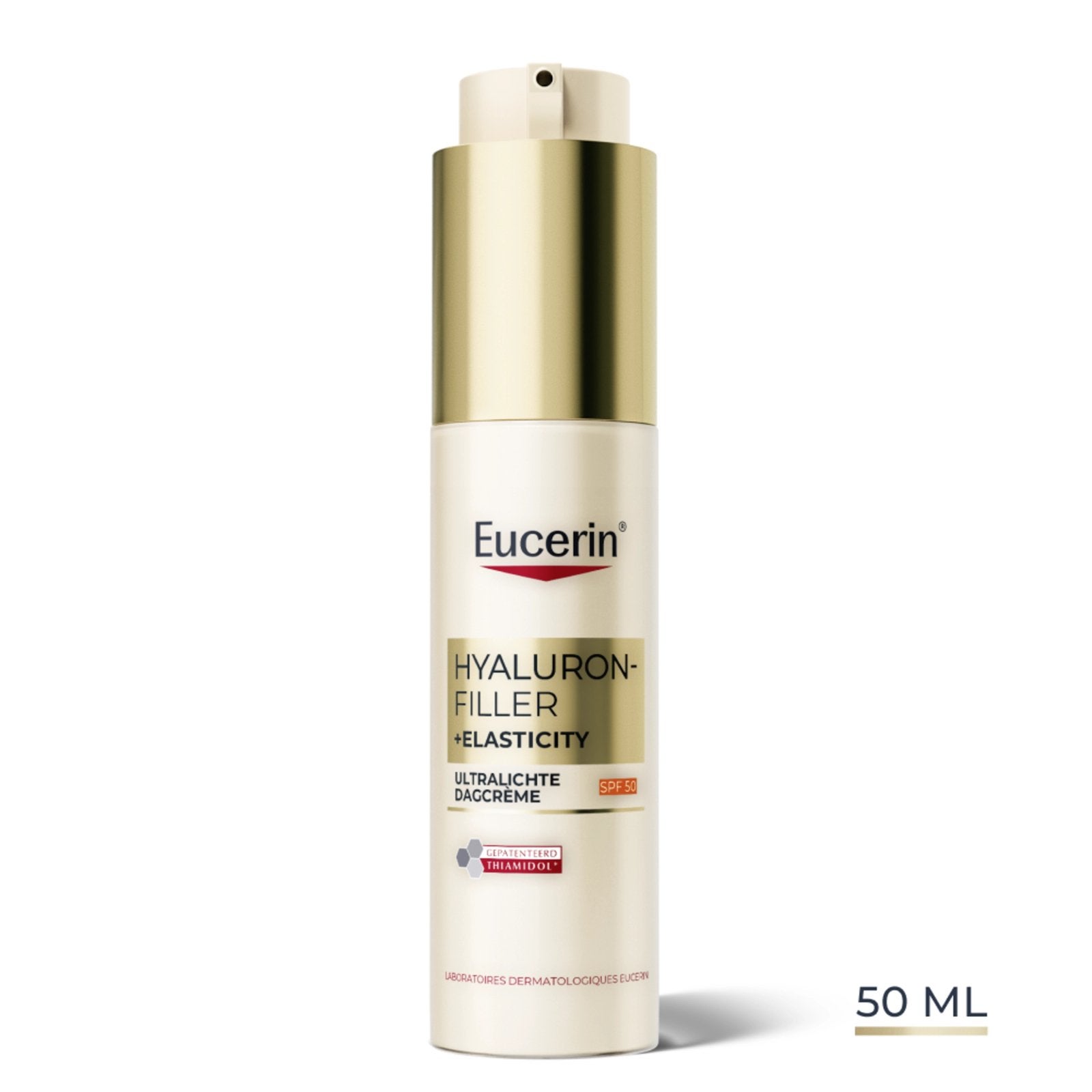 Eucerin Hyaluron-Filler Elasticity Ultralichte DagcrèmeSPF50, Verzenden, Nieuw, Gehele gezicht, Verzorging
