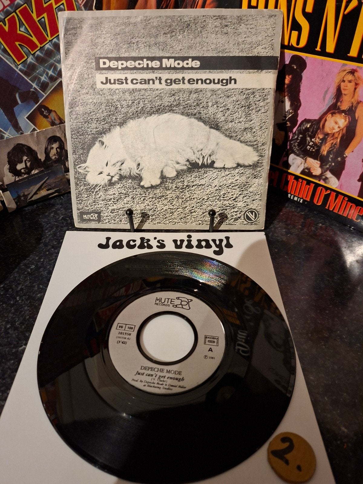 Depeche Mode - Just Can't Get Enough  1981/2, New wave, 7 inch, Ophalen of Verzenden, Zo goed als nieuw
