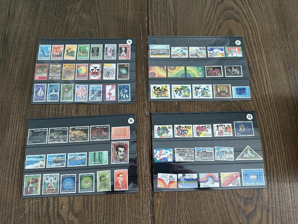 postzegels Nederlandse Antillen diverse zegels 72/73/74/75, Verzenden, Postfris