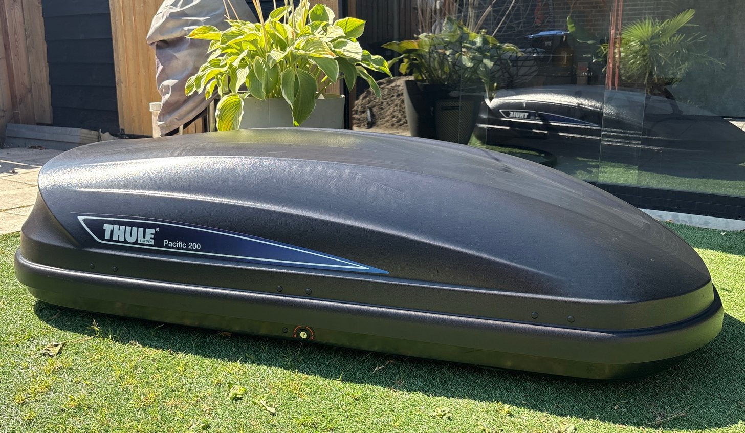 Thule Pacific 200 Dakkoffer – 410 Liter – Ruime Bagagebox, Auto diversen, Ophalen, Gebruikt