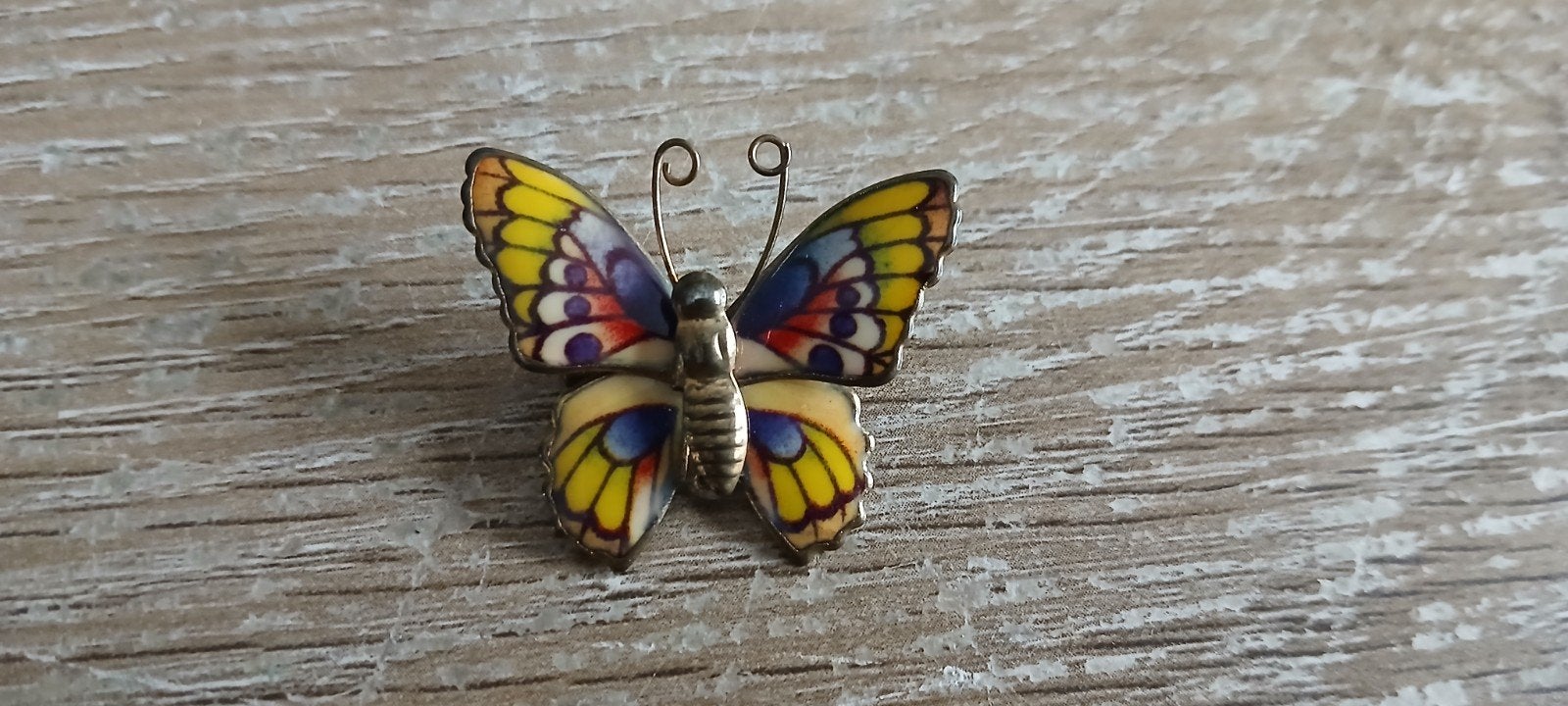 vintage vlinder speldje broche voor dames, Sieraden, Tassen en Uiterlijk, Ophalen of Verzenden, Zo goed als nieuw, Minder dan 4 cm