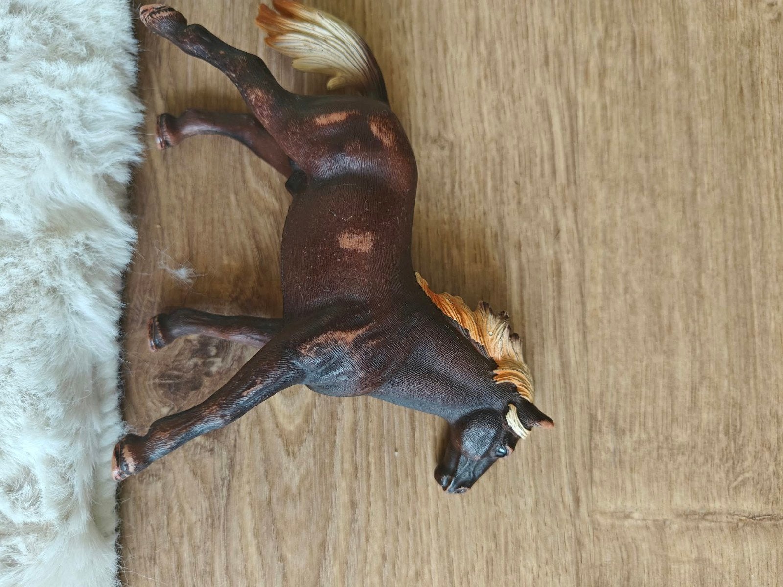 Schleich Mustang hengst - Gebruikt speelgoed paard, Ophalen of Verzenden, Gebruikt