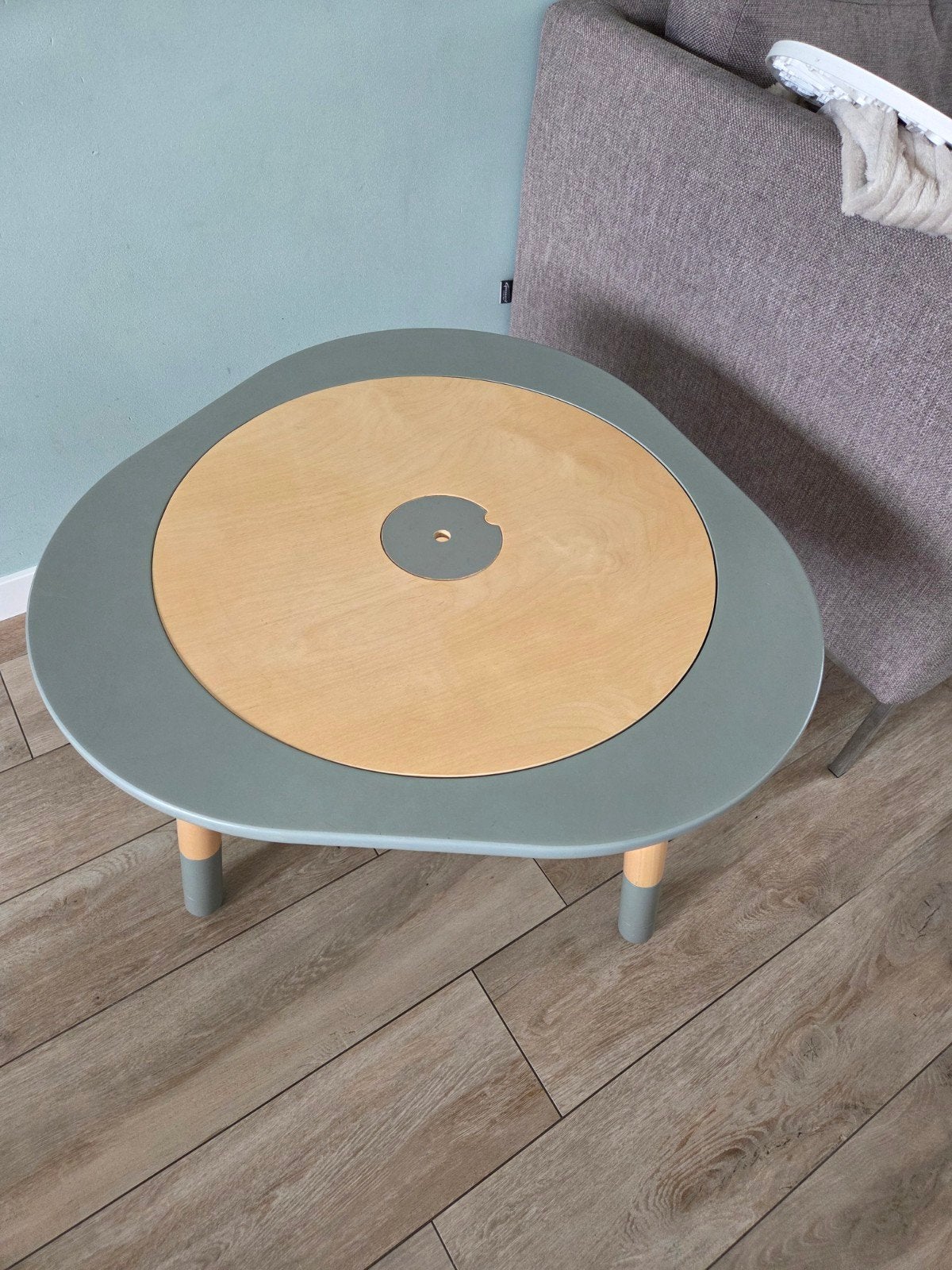 Mutable speeltafel (stokke) groen, zgan!, Ophalen, Zo goed als nieuw, Overige vormen, Hout