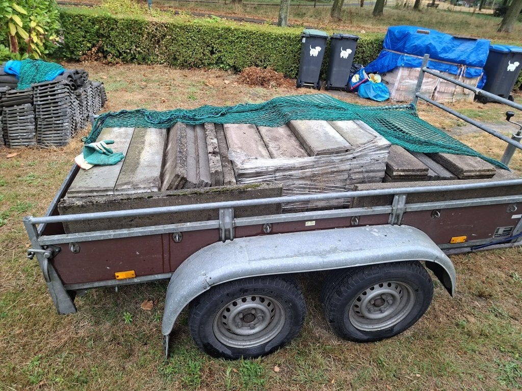 Straatbandjes, Tuin en Terras, Tegels en Klinkers, Ophalen, Gebruikt, Beton, Klinkers