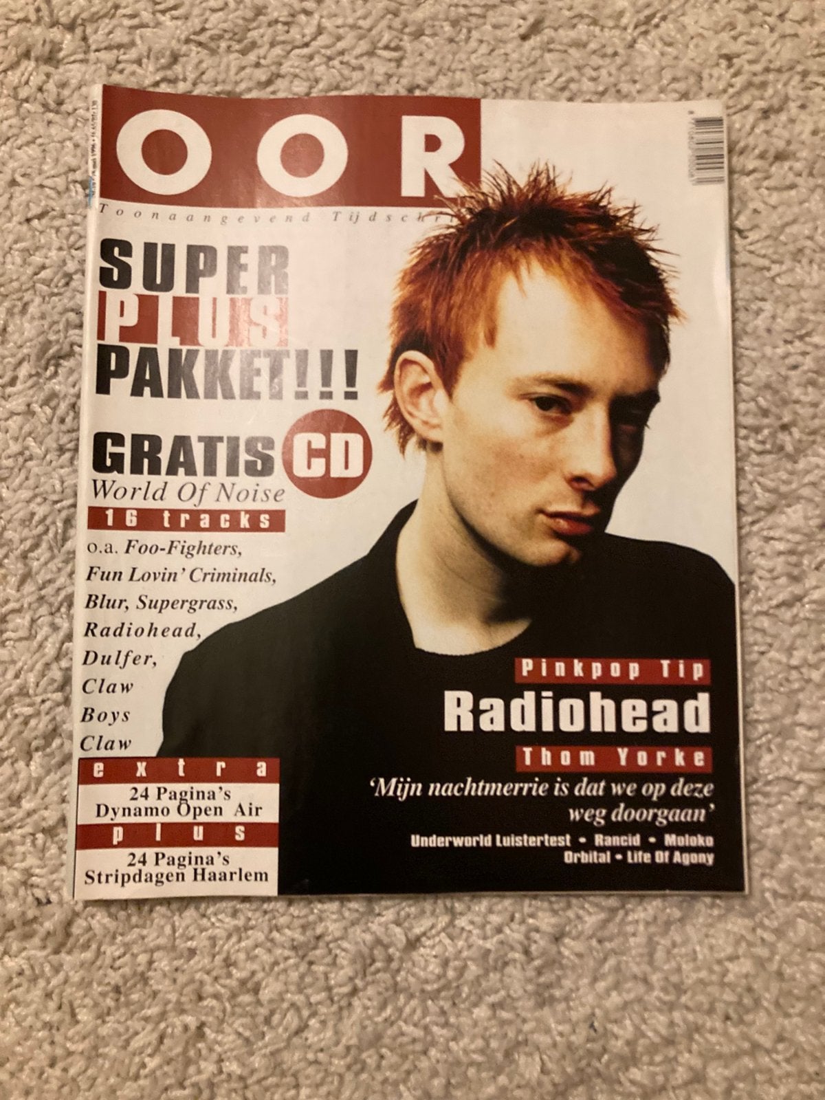 OOR Magazine 1996 RADIOHEAD Life Of Agony MOLOKO Underworld, Ophalen of Verzenden, Zo goed als nieuw, Muziek, Film of Tv