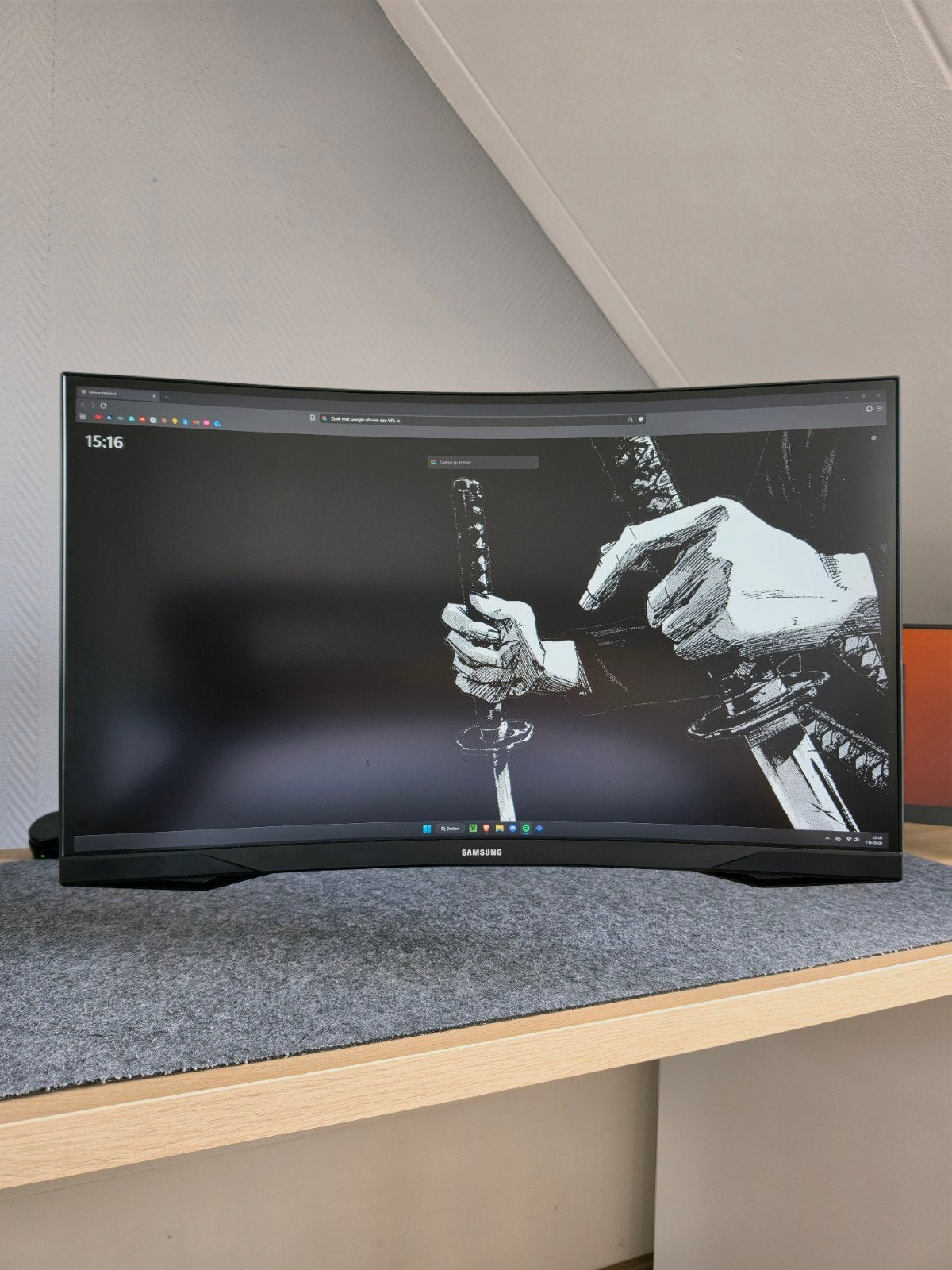 Samsung Odyssey G5 27” Curved Gaming Monitor – QHD 144Hz, 101 t/m 150 Hz, VA, Curved, Zo goed als nieuw