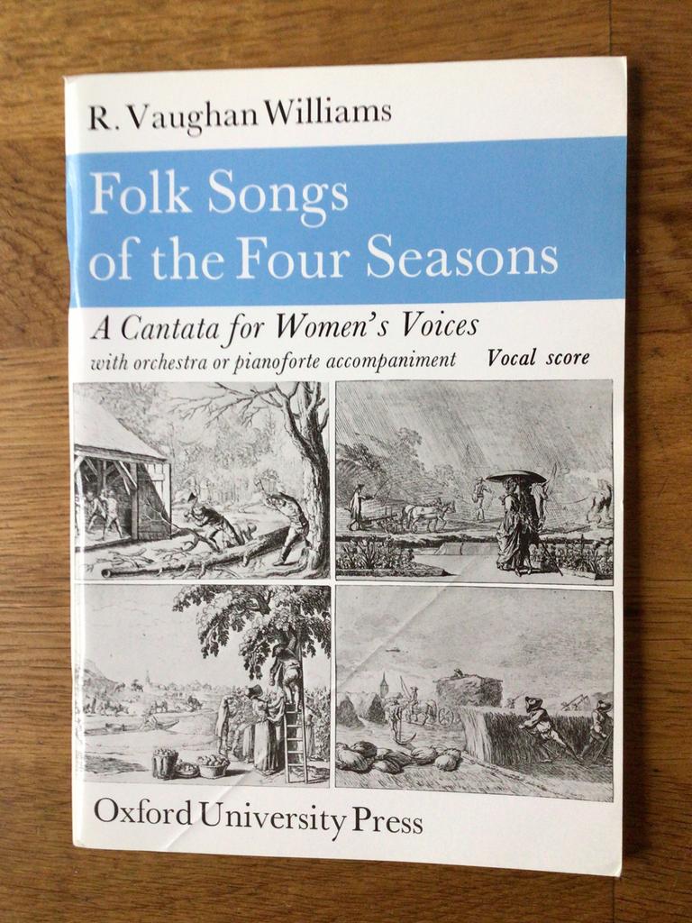 R. Vaughan Williams, Folksongs of the four seasons, vocal, Koor, Klassiek, Ophalen of Verzenden, Zo goed als nieuw