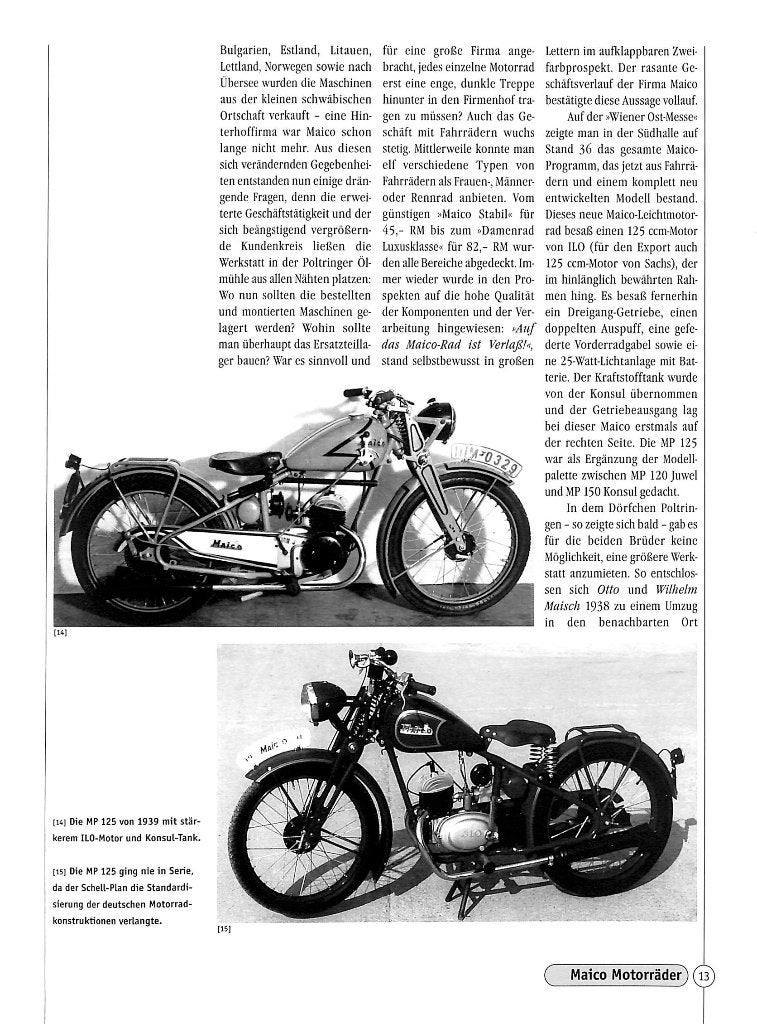 Maico Motorrader geschichte typen technik, Boeken, Verzenden, Nieuw, Frank O. Hrachowy, Merk of Model