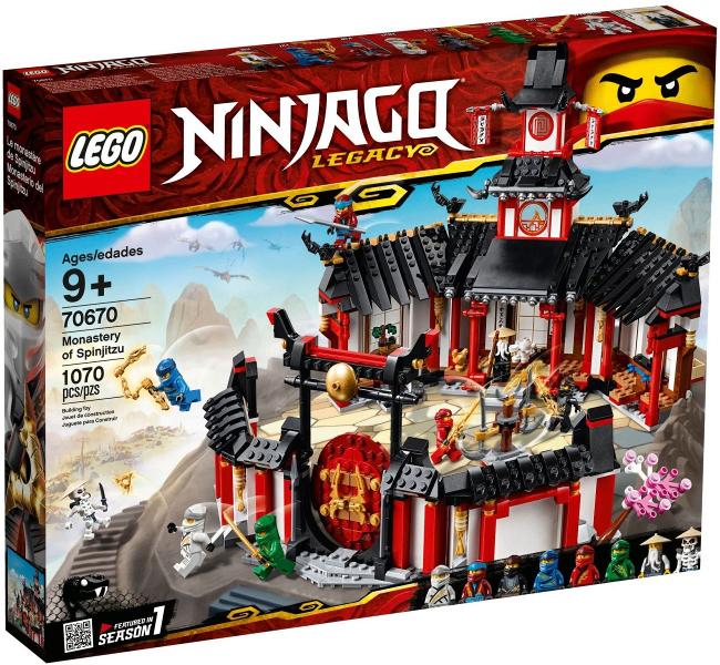 LEGO 70670 Monastery of Spinjitzu Klooster, Lego, Ophalen of Verzenden, Zo goed als nieuw, Ninjago