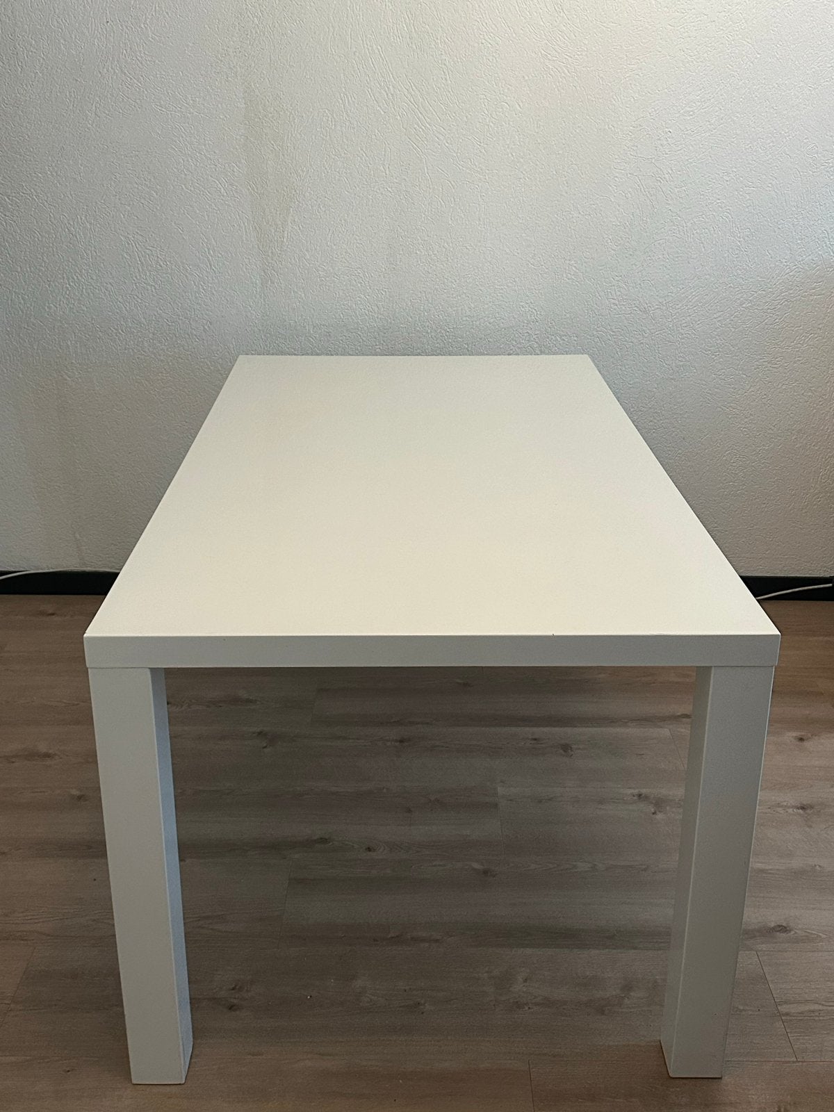Witte eettafel/bureau - Gebruikt, Ophalen, Gebruikt, 100 tot 150 cm, 50 tot 100 cm