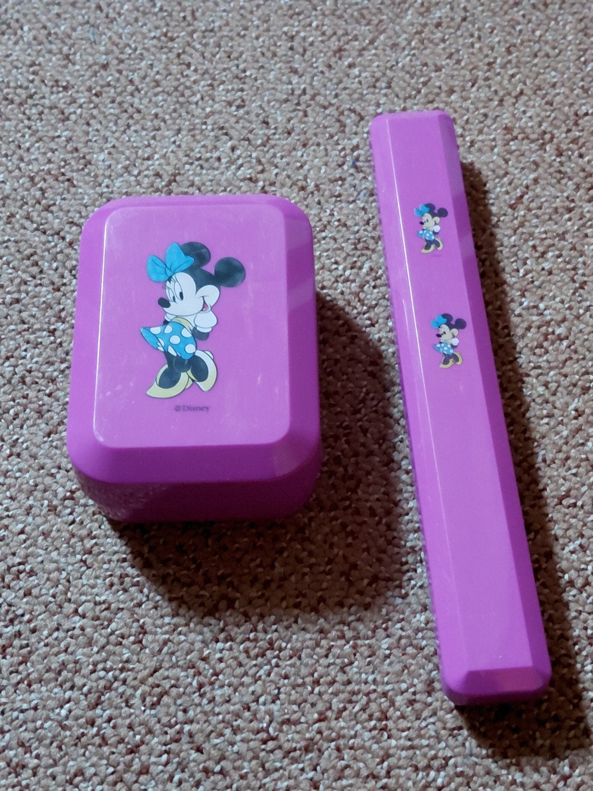 zeep en tandenborstel houder Minnie Mouse Disney, Ophalen of Verzenden, Overige figuren, Gebruikt, Overige typen
