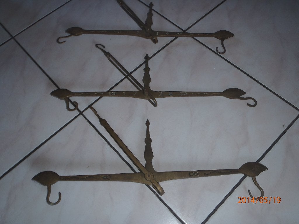3 Oude Kopere Hangers, Ophalen of Verzenden, Koper