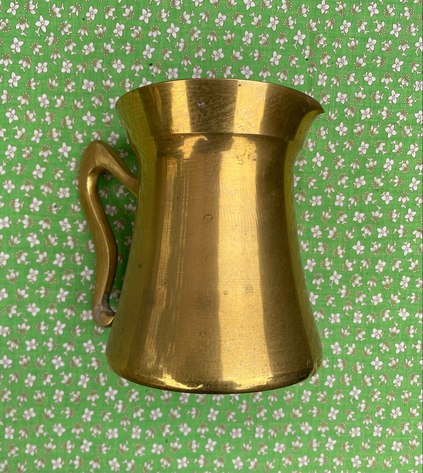 Vintage Koperen Kan met Handvat, Ophalen of Verzenden, Koper