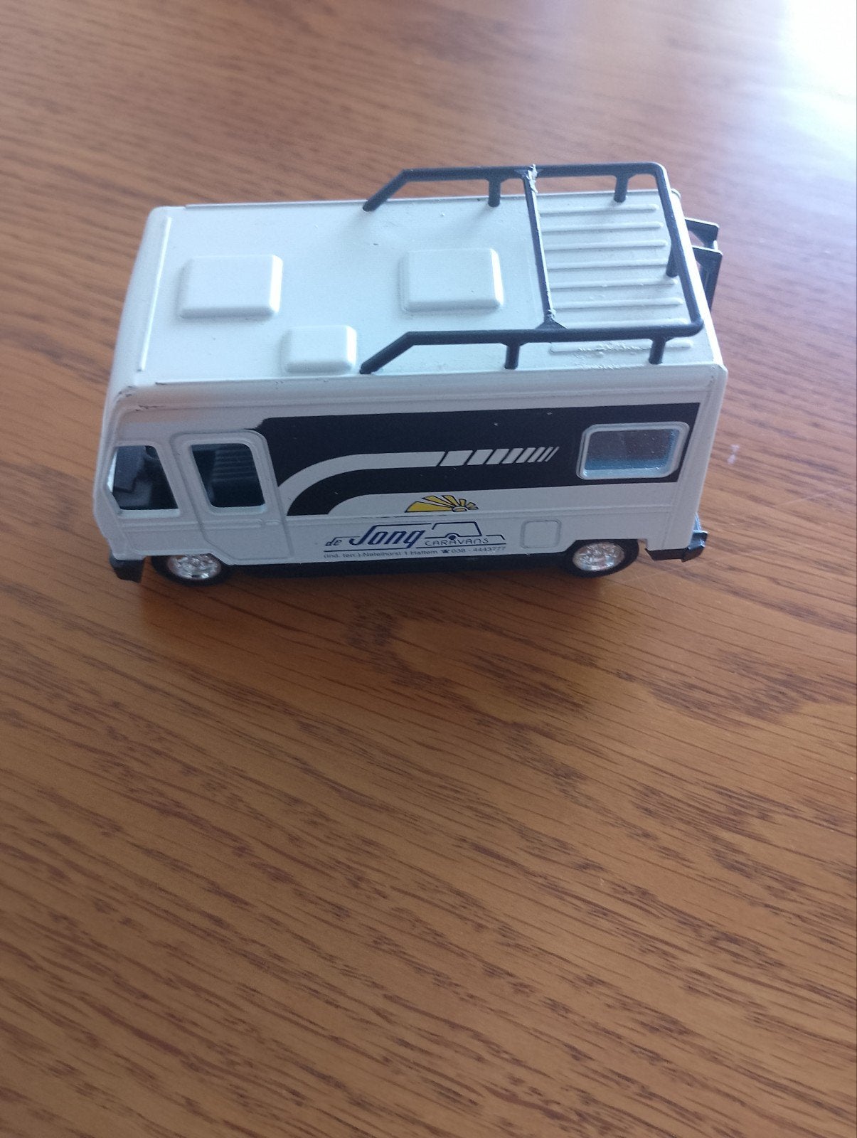 Miniatuur camper 'De Jong Caravans' alleen ophalen, Ophalen, Gebruikt, Tractor of Landbouw, Overige merken