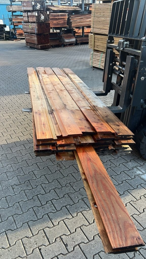 Restpartij gevel rabat douglas 18 x 14.5, Ophalen, Nieuw, 250 cm of meer, Planken