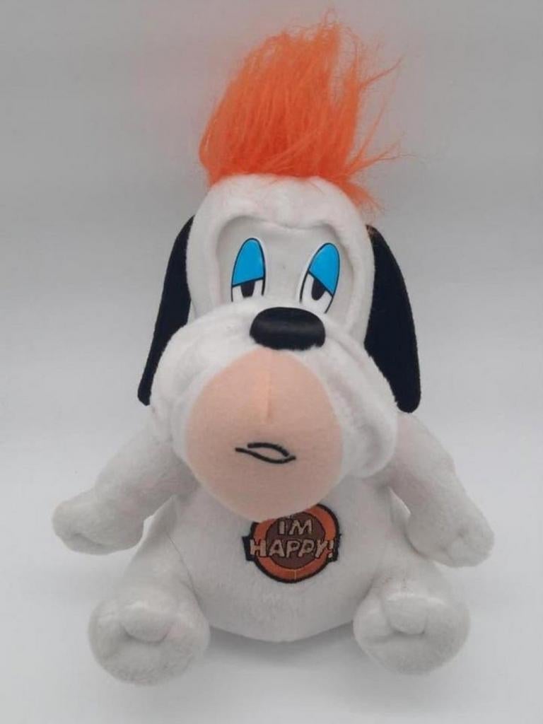 Droopy knuffel I'm Happy! ca. 20cm hoog, Ophalen of Verzenden, Overige figuren, Zo goed als nieuw, Beeldje of Figuurtje