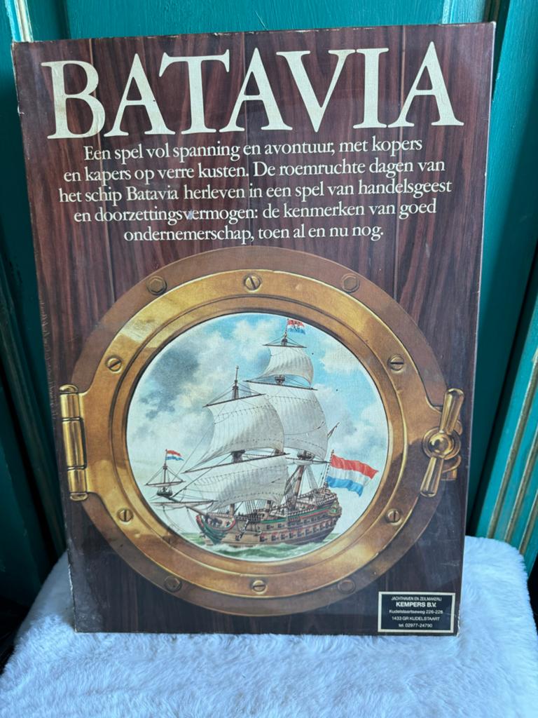 Batavia Bordspel (1982) - Vintage Kempers B.V. Uitgave, Hobby en Vrije tijd, Gezelschapsspellen | Bordspellen, Ophalen of Verzenden
