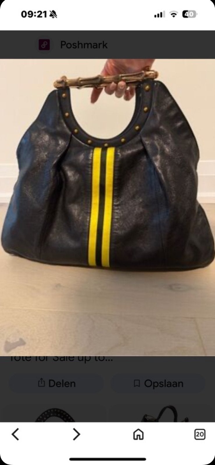 Gucci vintage hobo bag, Sieraden, Tassen en Uiterlijk, Ophalen of Verzenden, Nieuw, Bruin, Handtas