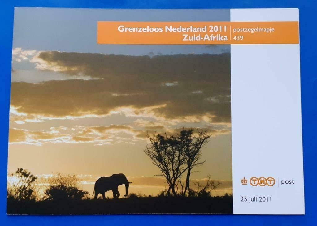 Postzegelmapje 439 - Grenzeloos Nederland 2011 Zuid Afrika, Postzegels en Munten, Ophalen of Verzenden, Na 1940, Postfris