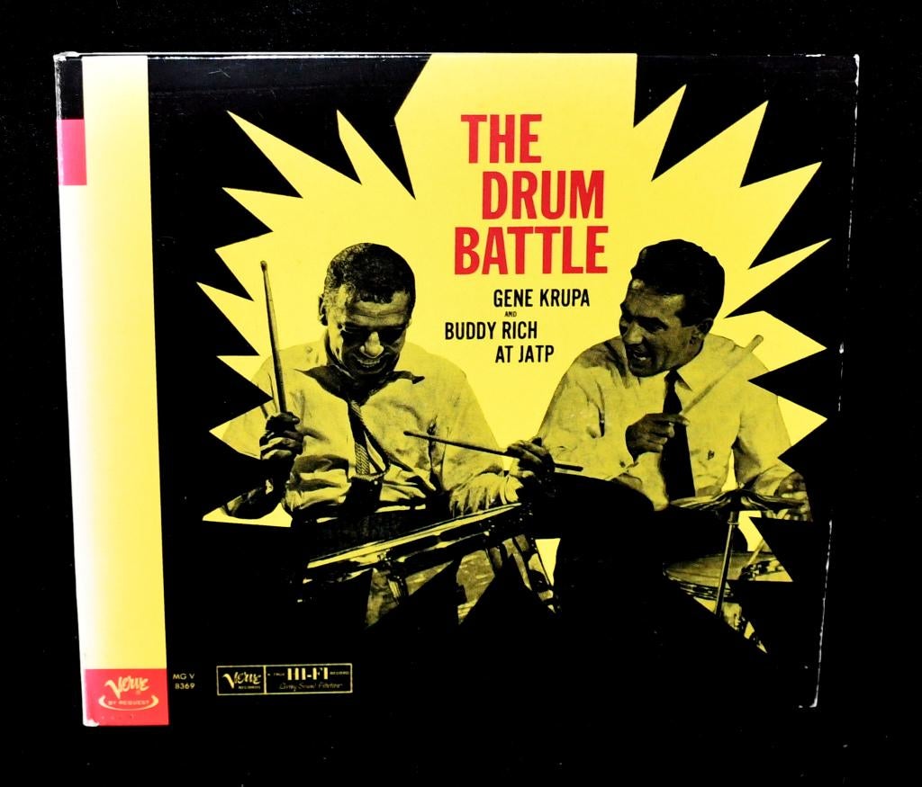 Gene Krupa And Buddy Rich - The Drum Battle At Jatp, Ophalen of Verzenden, Zo goed als nieuw, Jazz