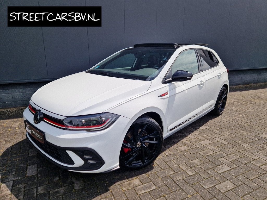 Volkswagen Polo 2.0 TSI GTI DSG 25 Edition /Pano /1e eigenaa, 12 maanden, 15 km/l, Gebruikt, Zwart