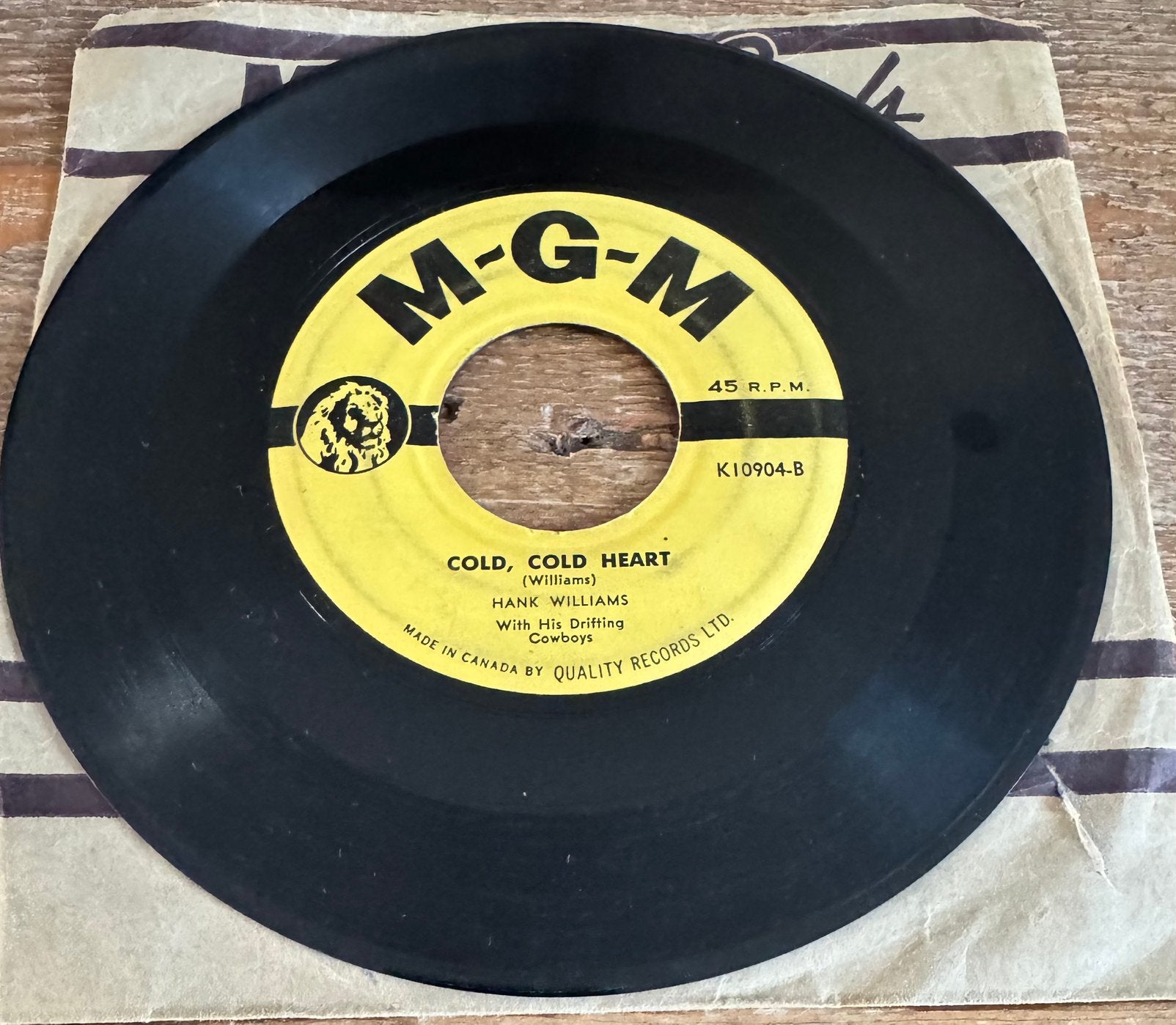 Hank Williams 3 singles, Gebruikt, 7 inch, Ophalen of Verzenden, Overige typen