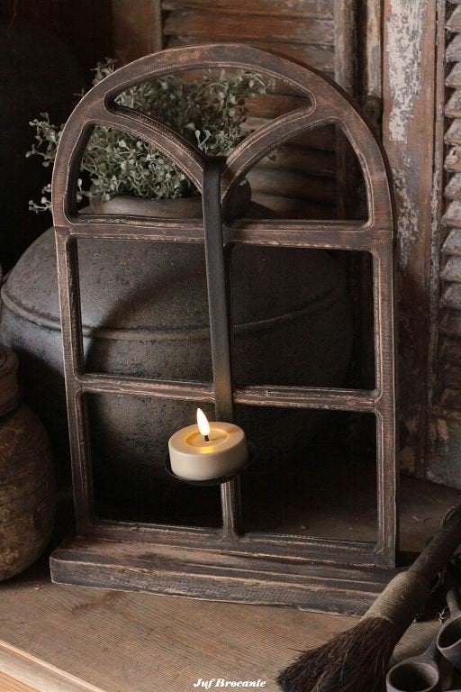 Stalraam 'vintage black' groot, Huis en Inrichting, Www.jufbrocante.nl, Www.jufbrocante.nl, Nieuw, Ophalen of Verzenden