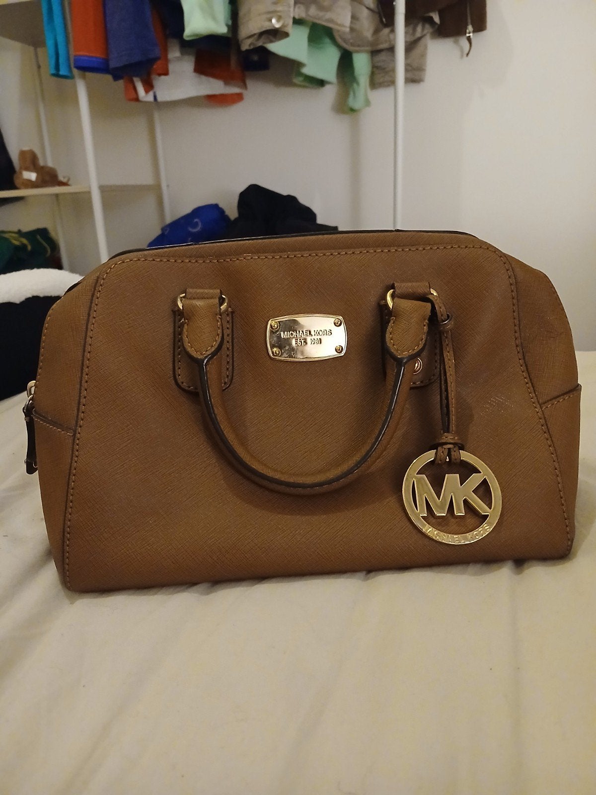 Michael Kors tas, 30 cm of meer, Bruin, Verzenden, Minder dan 40 cm