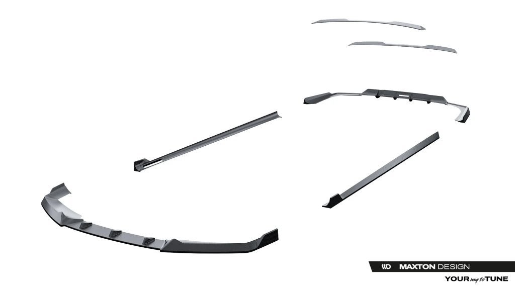Carbon Voorlip sideskirt spoiler diffuser BMW 7 i7 G70 22-26, Ophalen of Verzenden