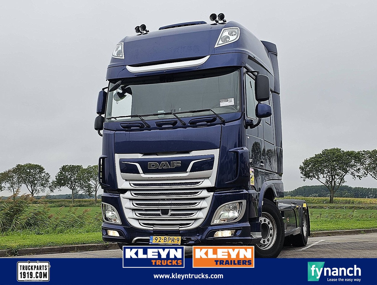 DAF XF 480, Automaat, Euro 6, Blauw, Leder