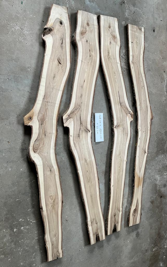 Walnoot planken, schasldelen, in sets of allemaal. Totaal 13, Ophalen, Zo goed als nieuw
