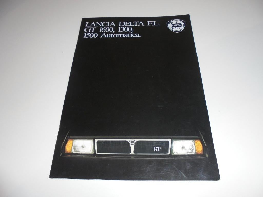 brochure Lancia Delta 1983, Ophalen of Verzenden, Zo goed als nieuw, Overige merken