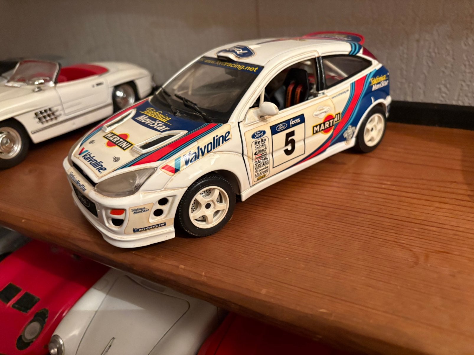 Ford.  Focus.  Rallysport.      Burago., Ophalen of Verzenden, Zo goed als nieuw, Bburago