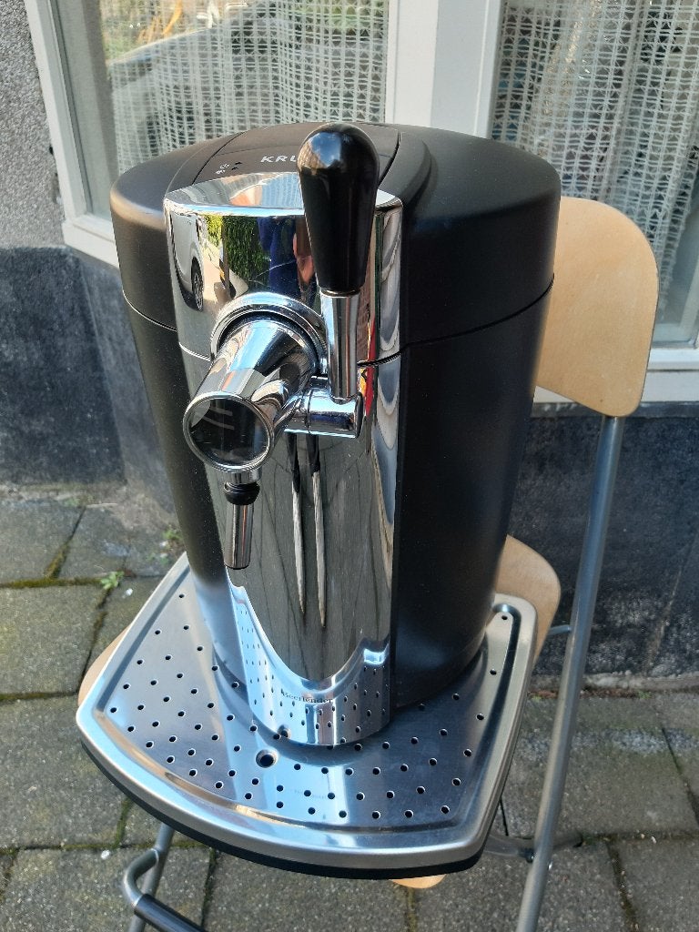 Krups biertender type FS B442/3W0, nieuwe staat incl. 4 slan, Ophalen, Zo goed als nieuw, Krups