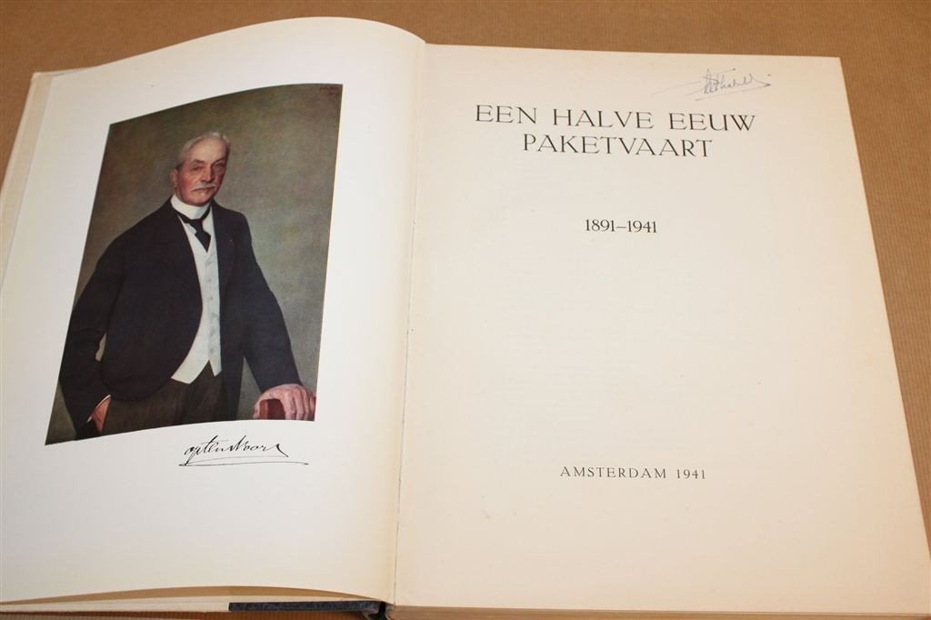 Halve Eeuw Paketvaart 1891-1941 — Scheepvaart Gedenkboek, Verzamelen, Gebruikt, -, -, Ophalen of Verzenden