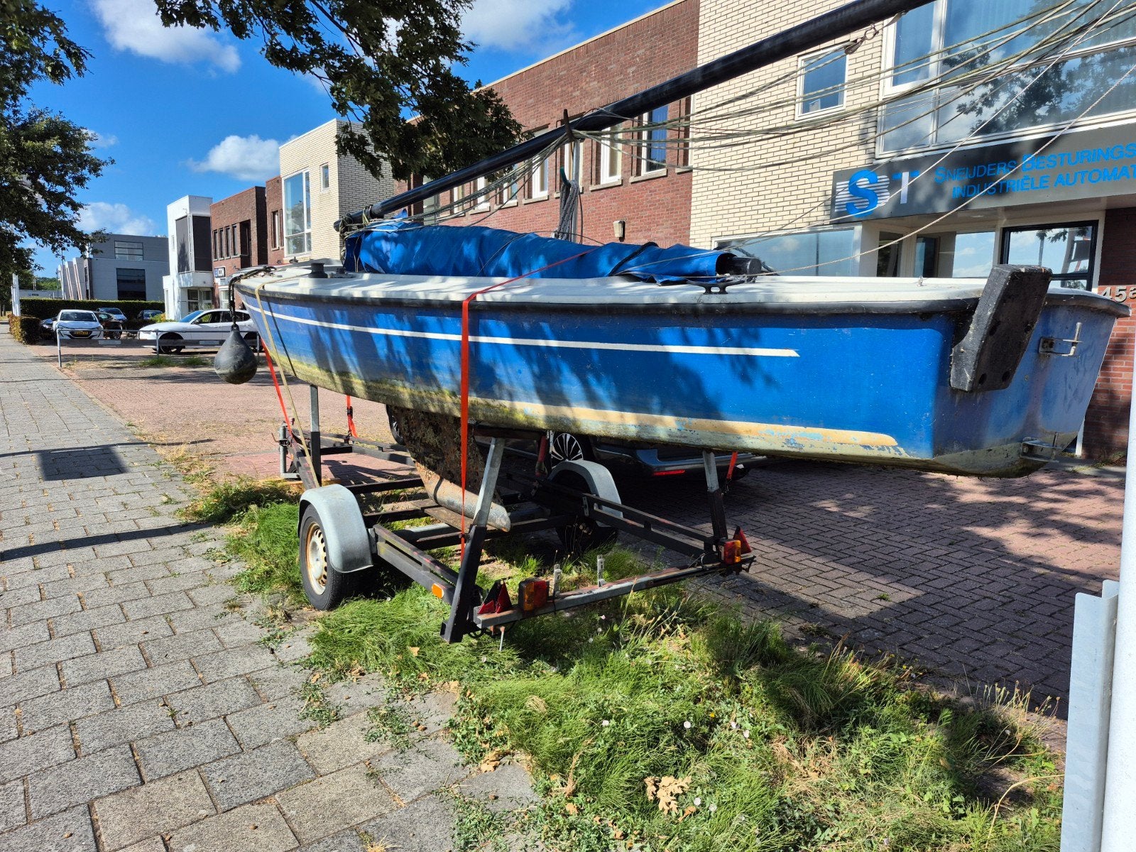 Polyvalk, 4pk 2t buitenboordmotor zeilen, Watersport en Boten, Gebruikt, Ophalen of Verzenden, 3 tot 6 meter, Minder dan 15 m²