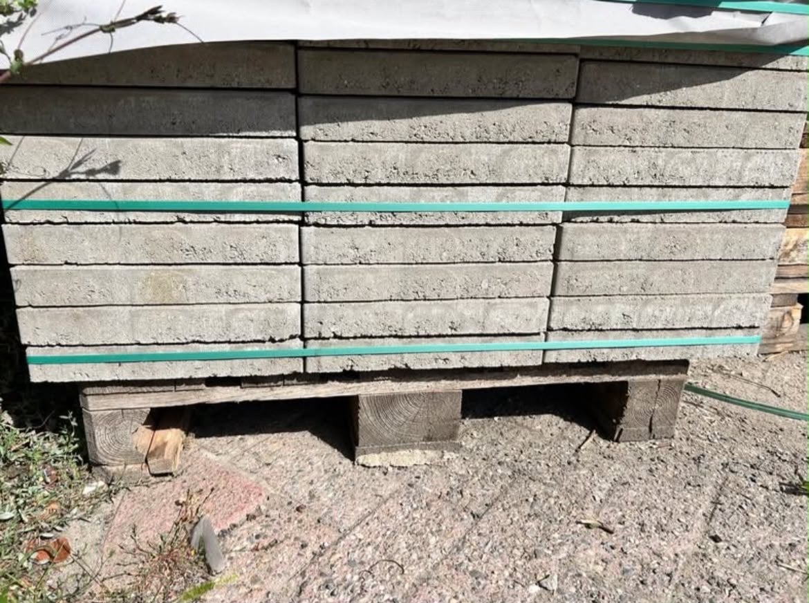 144 Nieuwe Grijze Betontegels 30x30cm (ca. 12m2) - NU €100!, Tuin en Terras, Ophalen, Nieuw, 10 m² of meer, Beton
