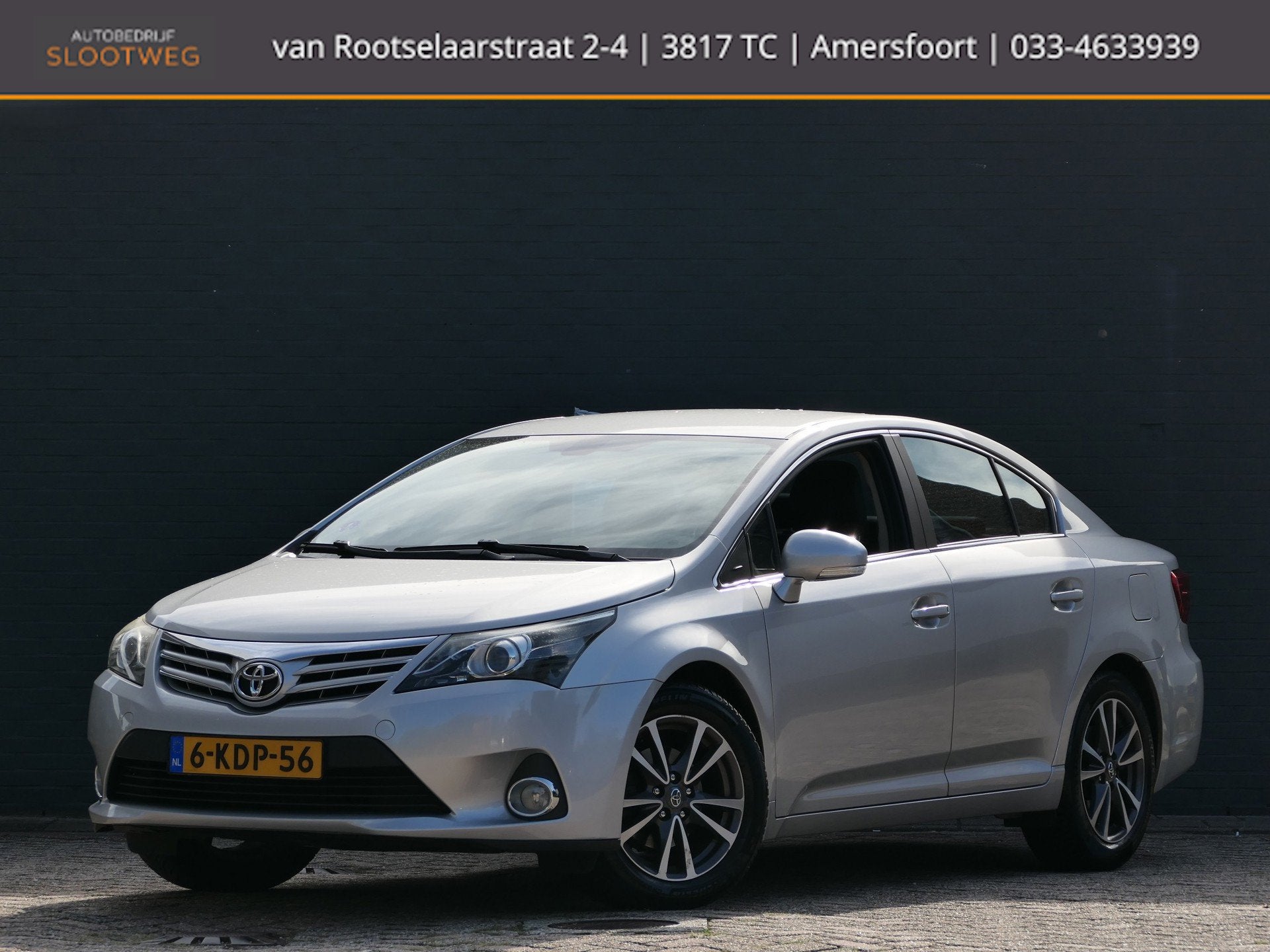 Toyota Avensis 1.8 VVTi Automaat Dynamic Business Navigatie, Auto's, Euro 5, 15 km/l, Zwart, 4 cilinders