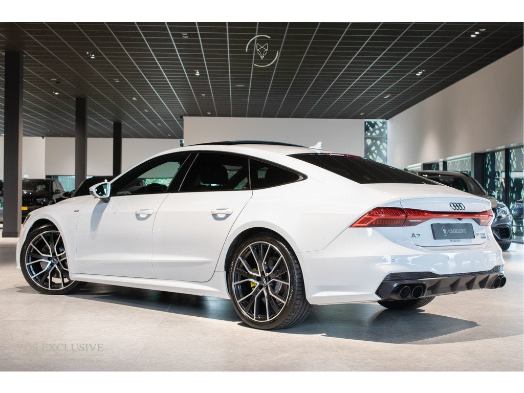 Audi A7 Sportback 55 TFSI quattro S-Line Luchtvering|21''|AC, Auto's, Audi, Gebruikt, Euro 6, 2995 cc, 2000 kg