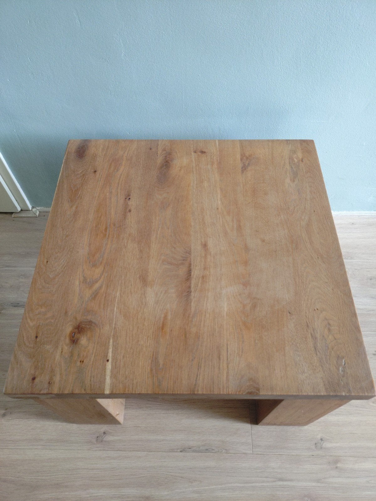 2 Salontafels 60x60x40 cm - Gebruikt, Ophalen