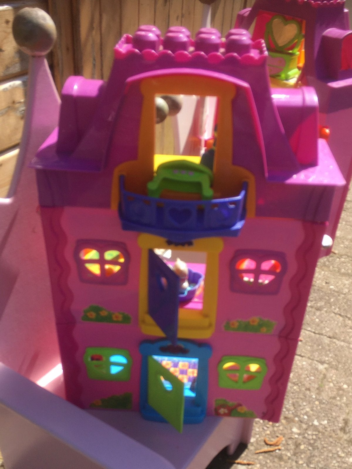 Gaaf vrolijk poppenhuis mooie aardbol disco lamp, Ophalen of Verzenden, Zo goed als nieuw, Kunststof