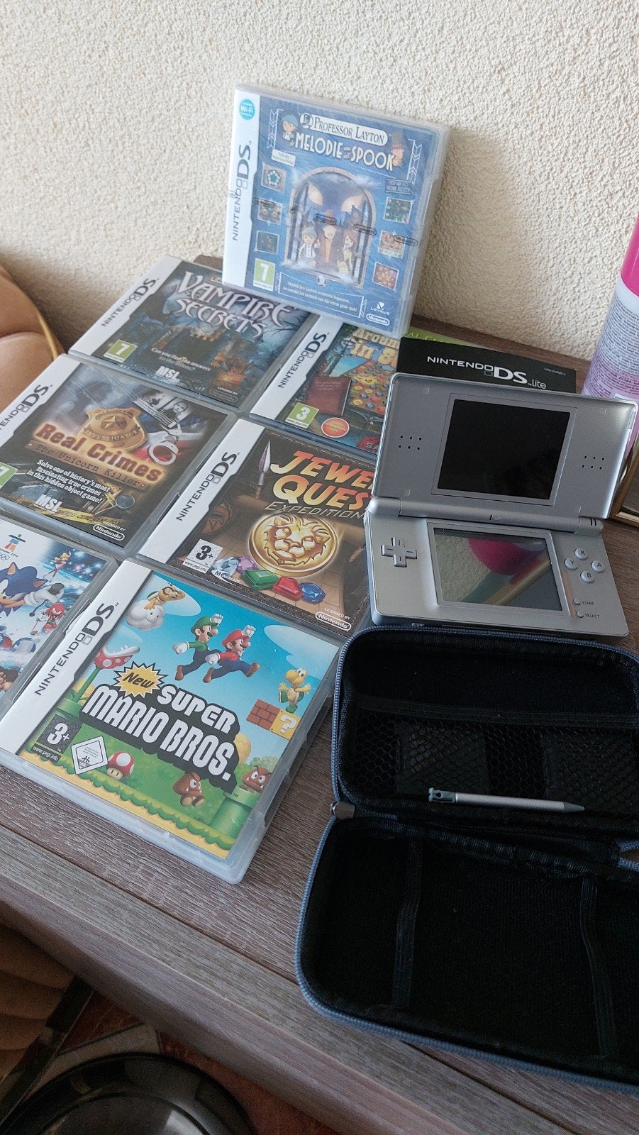 NINTENDO DS met 8 spelen 2 x super mario spel, Spelcomputers en Games, Games | Nintendo DS, Ophalen, Gebruikt, Overige genres